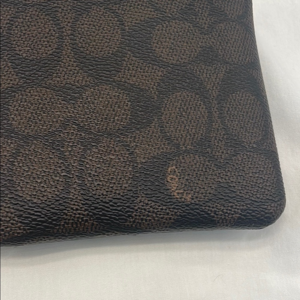 NWT Coach Black and Brown Wristlet - Picture 7 of 10